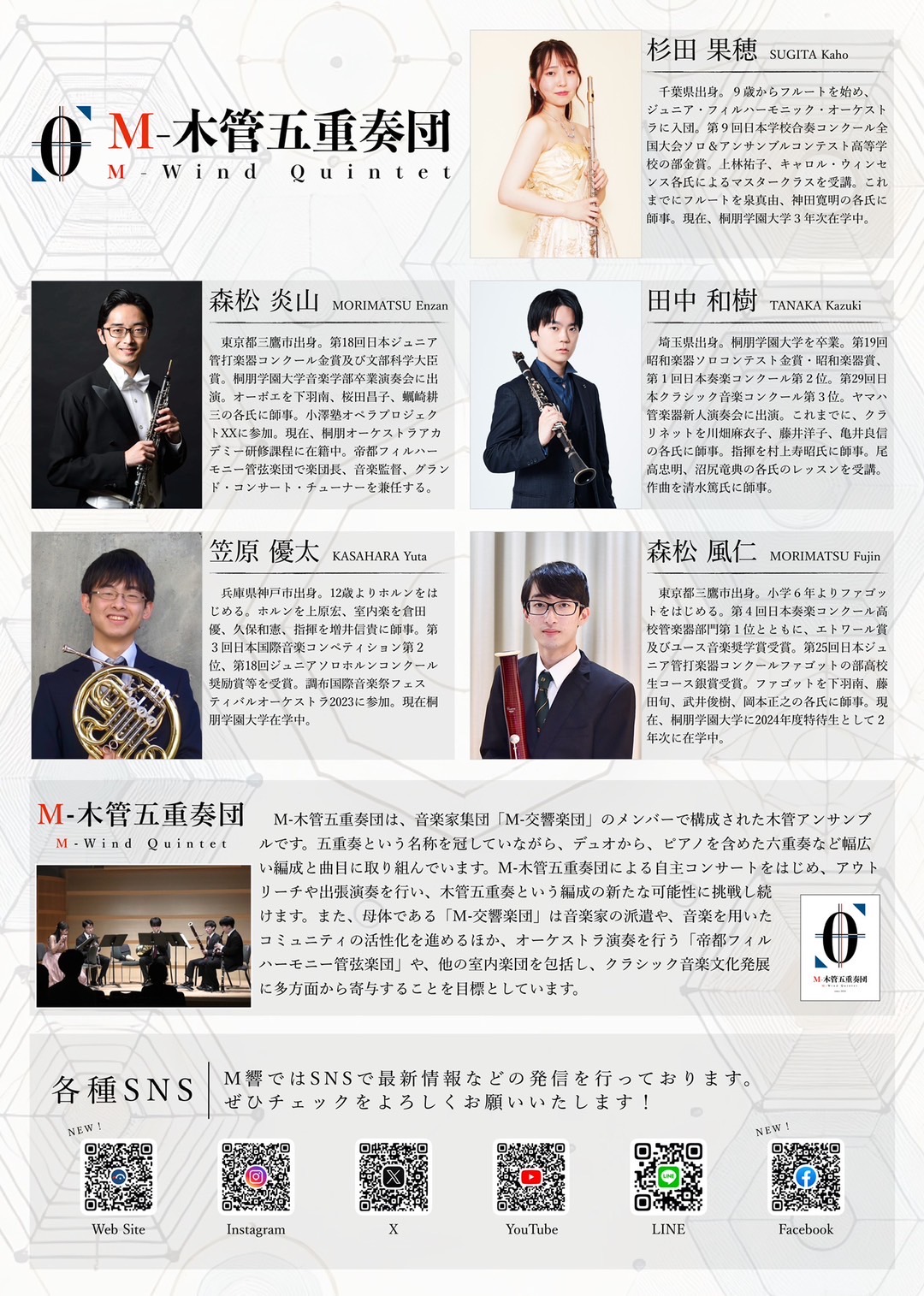 M-木管五重奏団　M響室内楽シリーズ vol.2